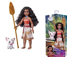Кукла Disney Моана с веслом и другом Пуа F5093