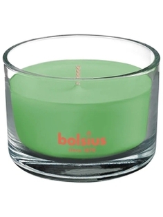 Свеча ароматическая в стакане Bolsius True Scents Зеленый чай 9,5x9,5 см зеленая