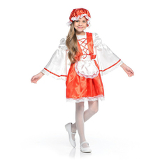 Карнавальный костюм для девочек р 28 Карнавалия Красная Шапочка красный