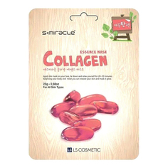 Маска для лица S+Miracle Collagen Essence Mask с коллагеном 25 мл