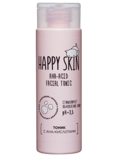 Тоник для лица Happy Skin с АНА-кислотами, 200 мл