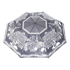 Зонт унисекс Raindrops 530809048 Черный; белый