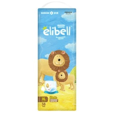 Подгузники Elibell Active XL (12-17 кг) 36 шт