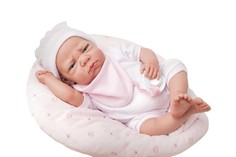 Кукла Arias Elegance Edur, мягкое тело, соска, подушка, 40 см, арт. Т19806 MUNECAS ARIAS