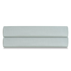 Простыня на резинке из сатина мятного цвета из коллекции wild, 200х200х30 см Tkano