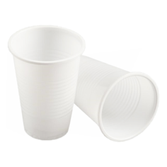 Стакан одноразовый белый 200 мл 12 шт No Brand