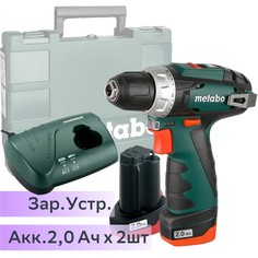 Акк. безударная дрель-шуруповерт Metabo PowerMaxx BS Basic 600080500