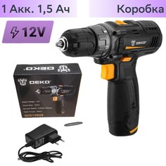Акк. безударная дрель-шуруповерт DEKO GCD12DU3 063-4096