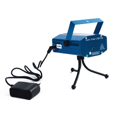 Лазерный проектор новогодний Baziator Стробоскоп Lighting C0008 синий