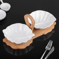 Набор салатников «Эстет», 33×14×11 см, 2 шт No Brand