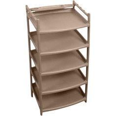 Этажерка для обуви 5полок 221307427 Rambai 505х410х995мм. пластик цв.в асс. Idiland