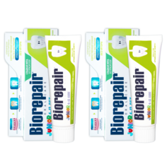 Зубная паста Biorepair Junior детская с экстрактом сладкой мяты, 75 мл, 2 шт