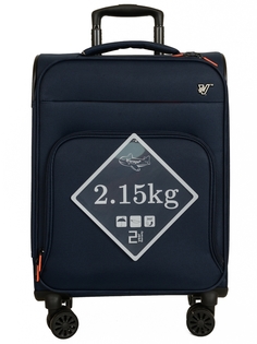 Чемодан унисекс Verage 141612 синий, 55х38х20 см