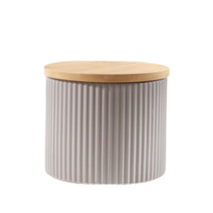 Банка для сыпучих продуктов «Дымка», 12?10 см, цвет серый No Brand