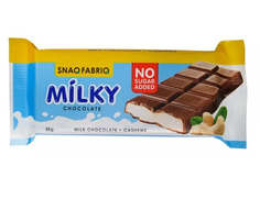Шоколад Snaq Fabriq Milky молочный, с молочно-ореховой пастой, 55 г