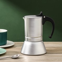 Кофеварка гейзерная Magistro Salem, на 3 чашки, 150 мл, индукция No Brand