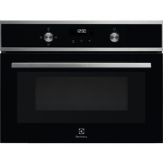 Микроволновая печь с грилем Electrolux EVK6E40X серебристый, черный