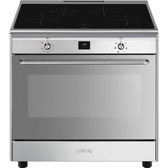 Электрическая плита Smeg CG90IXT9 серебристый