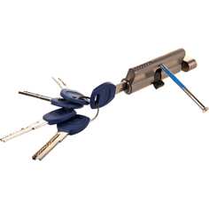 Цилиндр DOORLOCK V K2300AB N серия Variant, никелированный, 35x35 мм, кл/пов. кнопка, 5 пе