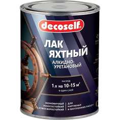 Яхтный лак Пуфас глянцевый Decoself 0,8л тов-200134
