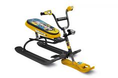 Снегокат Nika Snowdrive детский, чёрный каркас
