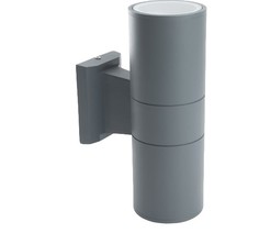 Садово-парковый светильник FERON 230V, 2xE27, DH0702, серый 6295