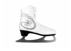 Коньки детские СК Спортивная коллекция Princess lux leather белые р 34