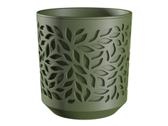 Кашпо "Leaves" (2,5л.) Цв. Оливка/Оливка (Арт. КШ-9570) No Brand