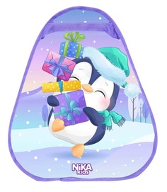 Ледянка Nika Kids Пингвины сиреневая