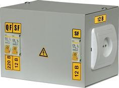 Ящик с понижающим трансформатором ЯТП 0.25 220/12В (3 авт. выкл.) IEK MTT13-012-0250 ( 1шт