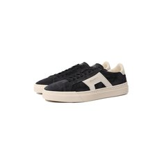 Замшевые кеды Santoni