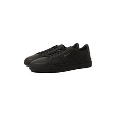 Кожаные кеды Santoni
