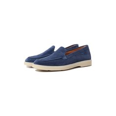 Замшевые лоферы Yalta Santoni
