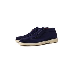 Замшевые ботинки Santoni