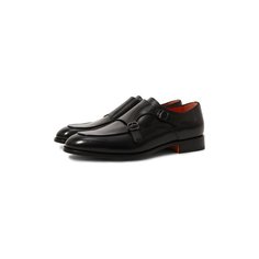 Кожаные монки Santoni