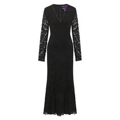 Платье из хлопка и вискозы Ralph Lauren