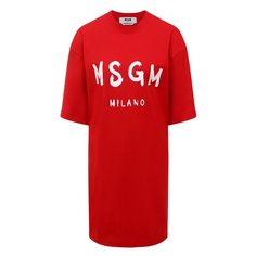 Хлопковое платье MSGM
