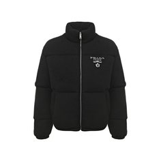 Пуховик из шерсти и кашемира Prada