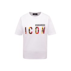 Хлопковая футболка Dsquared2