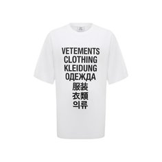 Хлопковая футболка VETEMENTS