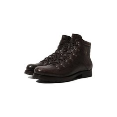 Ботинки из кожи каймана Prada