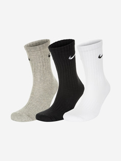 Носки Nike Cush Crew, 3 пары, Серый