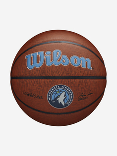 Мяч баскетбольный Wilson NBA Team Retro Mini La Lakers, Коричневый