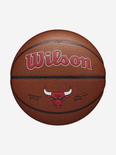 Мяч баскетбольный Wilson NBA Team Alliance Hou Rockets, Коричневый