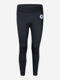 Легинсы женские Converse Blocked High Rise, Черный