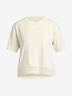 Футболка женская adidas, Бежевый