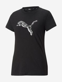Футболка женская PUMA Power Safari Graphic, Черный