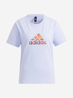 Футболка женская adidas, Фиолетовый