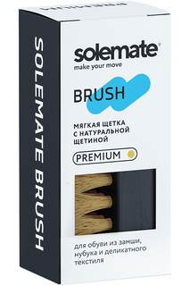 Щетка для кроссовок с натуральным ворсом, Мультицвет Solemate