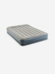 Надувная кровать MID-RICE AIRBED 152Х203Х30СМ, Встроенный насос 220V, Серый Intex